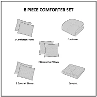 Madison Park Lexington 8-pc. Comforter and Coverlet Set