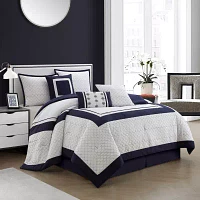 Stratford Park Aileen 7-pc. Geometric Lightweight Comforter Set