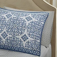 Madison Park Essentials Nova Complete Quilt Set With Cotton Bed Sheets