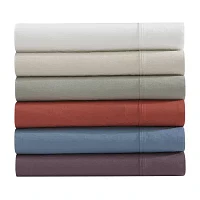 Eddie Bauer Solid Peached Percale Sheet Set