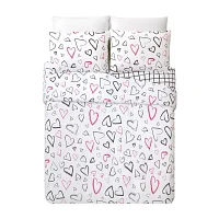 Urban Playground Roxy Hearts Reversible Comforter Set