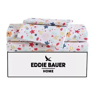 Eddie Bauer Colorful Floral Sheet Set