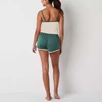 Arizona Body Womens Juniors Crew Neck Sleeveless 2-pc. Pajama Sets