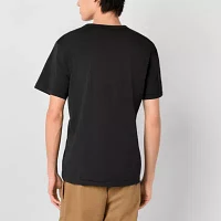 Arizona Mens Short Sleeve Regular Fit Henley Shirt