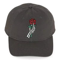 Mens Skeleton Rose Baseball Cap