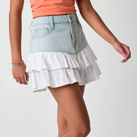 Arizona Womens Denim Skirt-Juniors