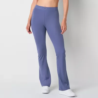 Reebok Womens High Rise Rib Full Length Leggings