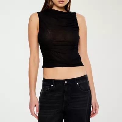 Forever 21 Womens Juniors Crew Neck Sleeveless Tank Top