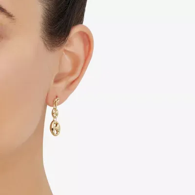 14K Gold Drop Earrings