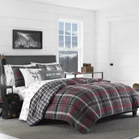 Eddie Bauer Willow Plaid Midweight Comforter Set