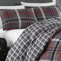 Eddie Bauer Willow Plaid Midweight Comforter Set