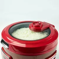 Aroma ARC-1230R 20-Cup (Cooked) Digital Rice Cooker with Glass Lid