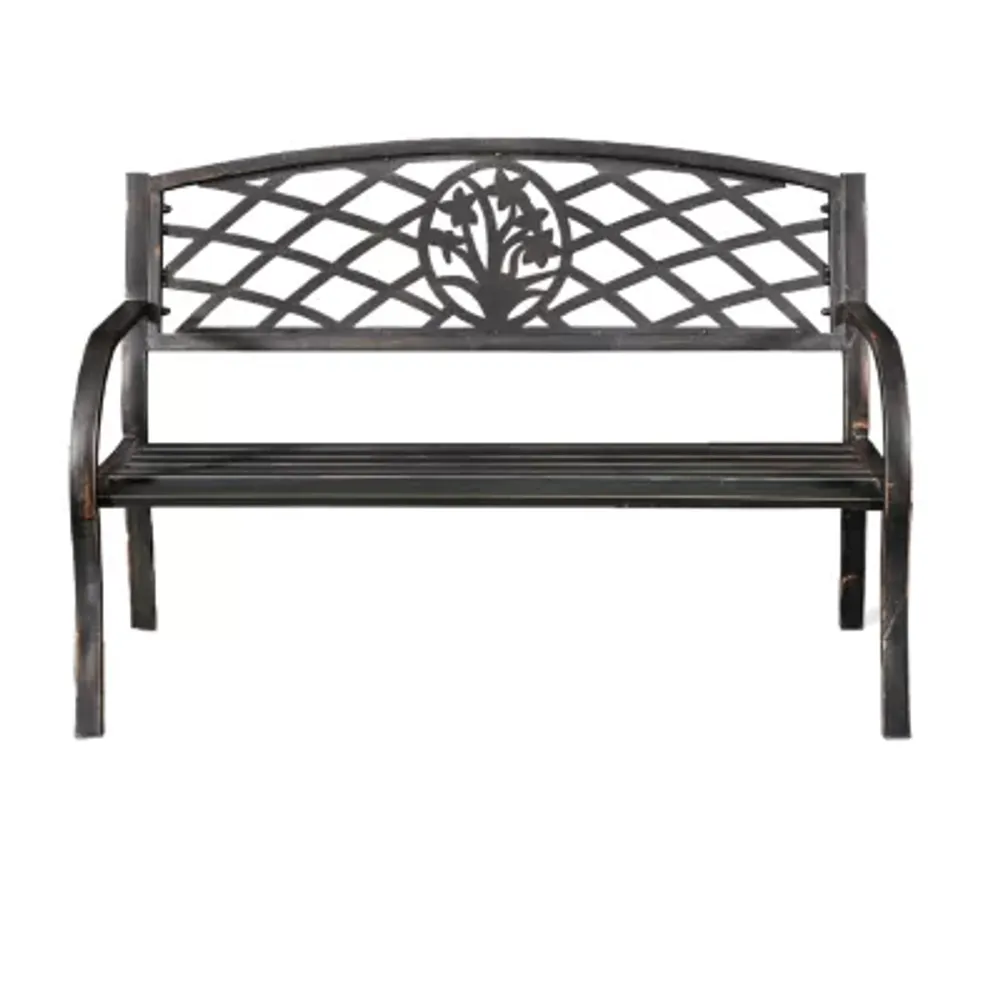 Val Verda Contemporary Patio Bench