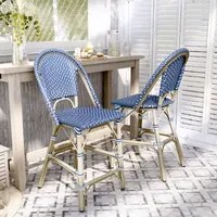 Tusto Contemporary 2-pc. Patio Bar Stool