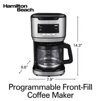 Hamilton Beach 14-Cup Programmable Front Fill Coffee Maker