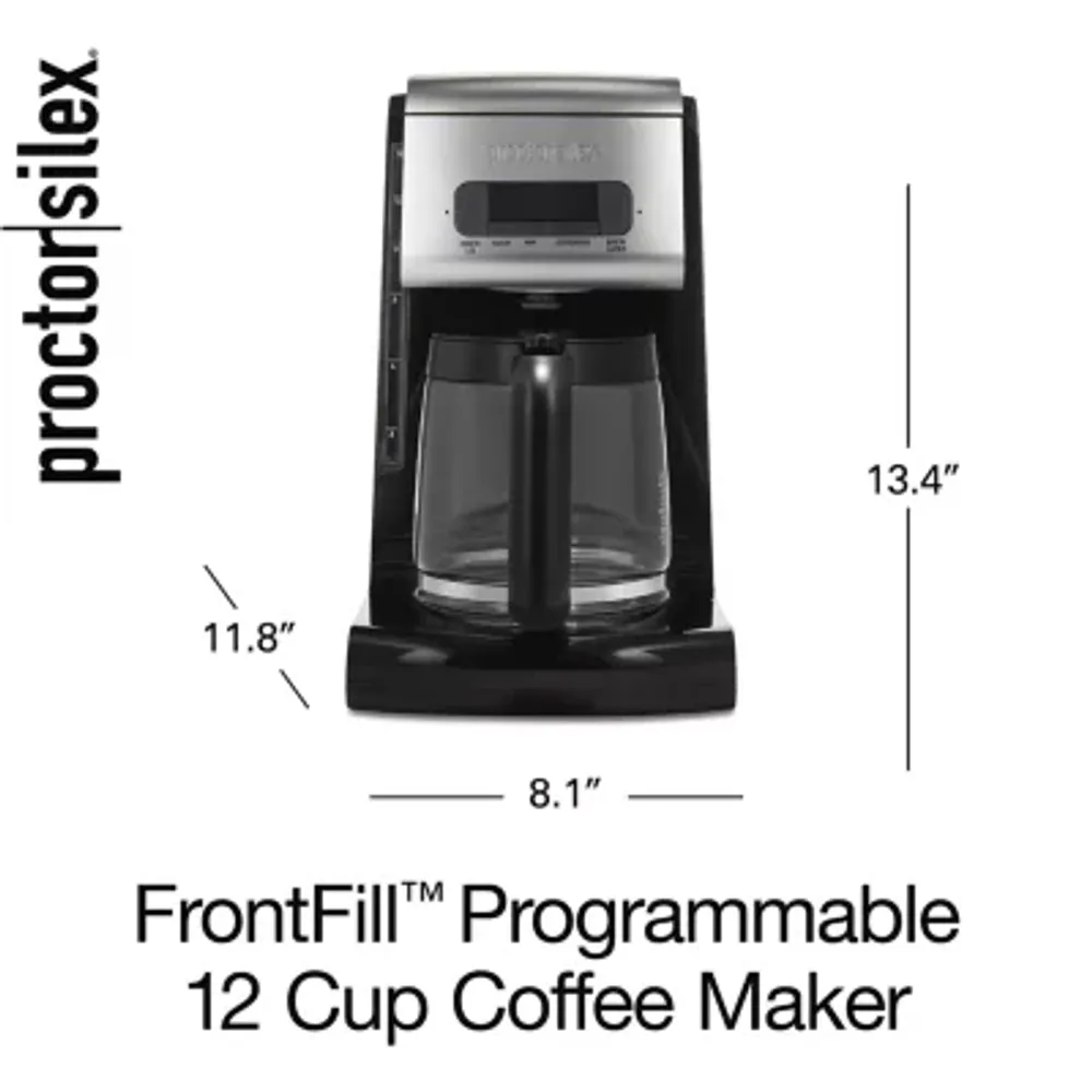 Proctor Silex® FrontFill™ Programmable 12 Cup Coffee Maker