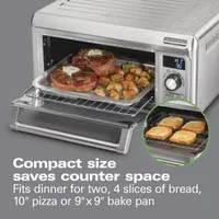 Hamilton Beach 4-Slice Professional Sure-Crisp Air Fry Digital Toaster Oven