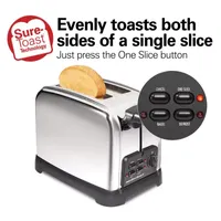 Hamilton Beach Classic Stainless Steel 2 Slice Toaster