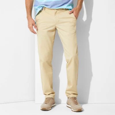 St. John's Bay Temp Flex Mens Slim Fit Flat Front Pant