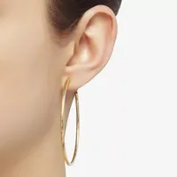 14K Gold 60mm Hoop Earrings