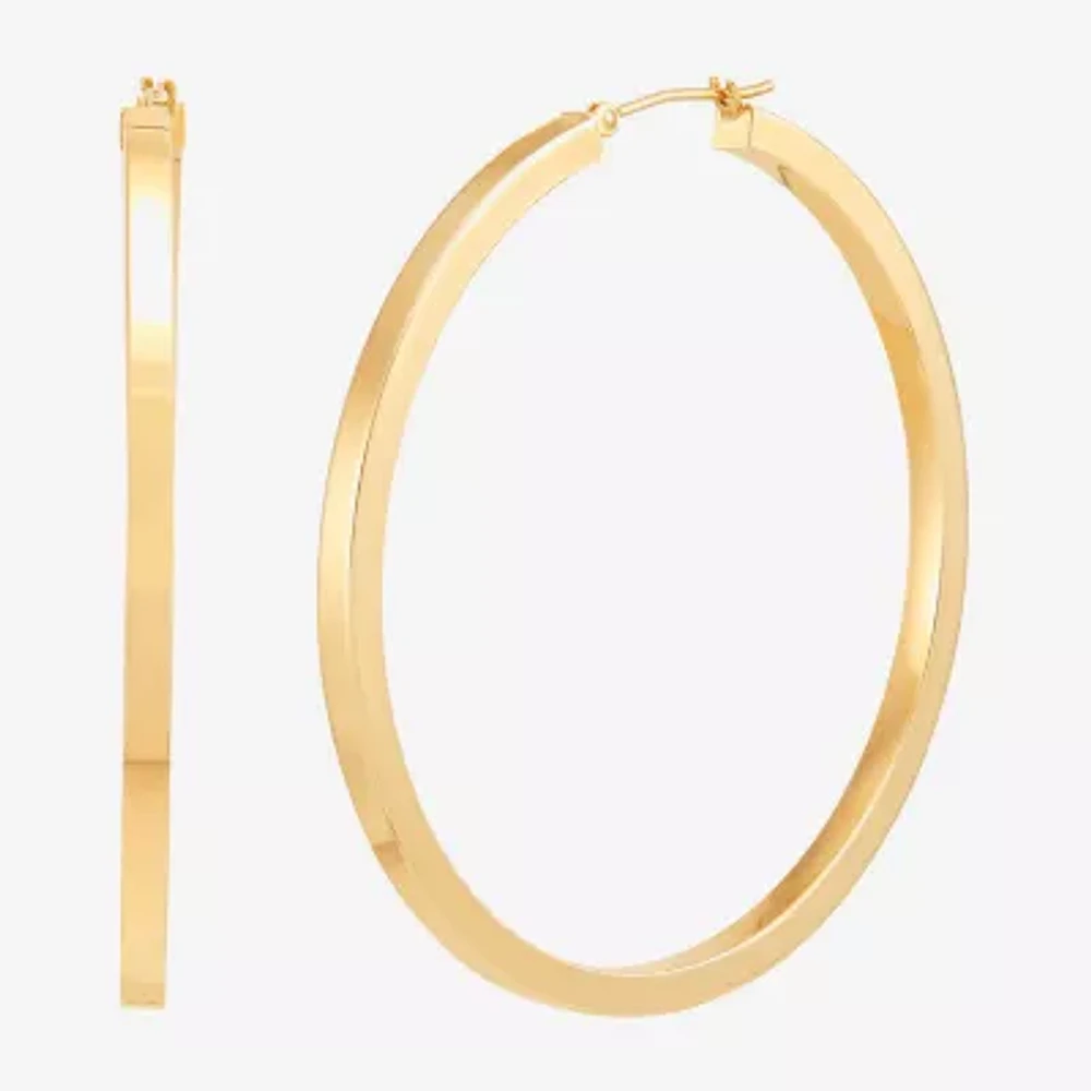 10K Gold 53mm Hoop Earrings