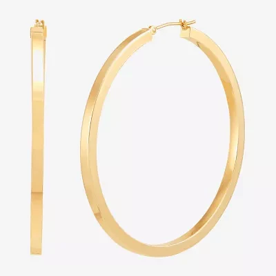 10K Gold 53mm Hoop Earrings