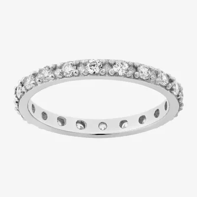 21.5MM Cubic Zirconia Sterling Silver Band
