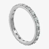 21.5MM Cubic Zirconia Sterling Silver Band