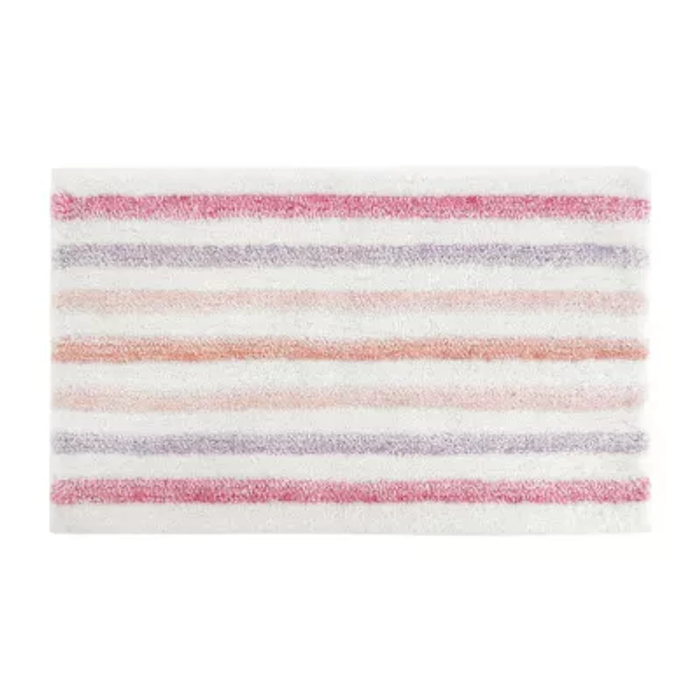 Under the Stars Kids Horizontal Stripe Bath Mat