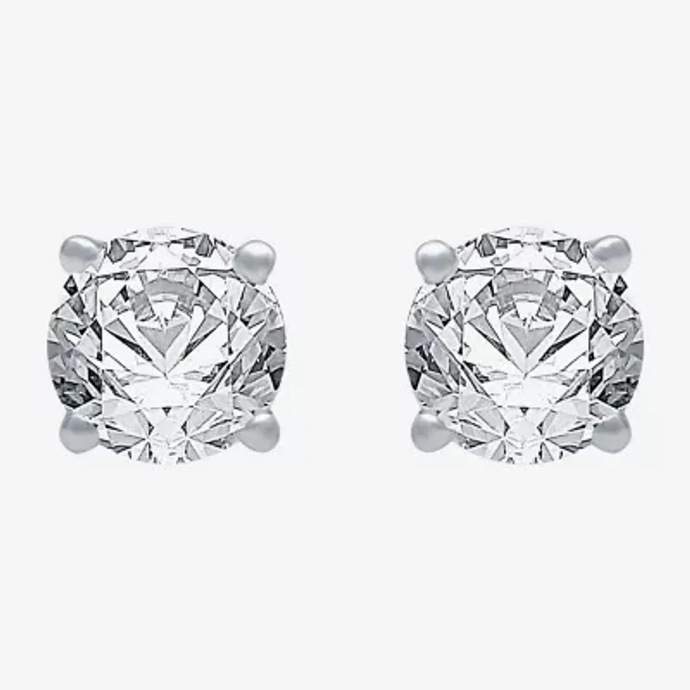 Classic Collection 3/4 CT. T.W. Natural White Diamond 10K Gold 4.5mm Round Stud Earrings