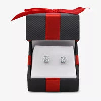 Deluxe Collection 1 CT. T.W. Natural White Diamond 14K White Gold 5.2mm Stud Earrings