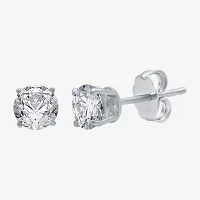 1 1/4 CT. T.W. Natural White Diamond 14K Gold 5.4mm Stud Earrings