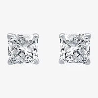 3/4 CT. T.W. Natural White Diamond 14K White Gold 4.7mm Stud Earrings