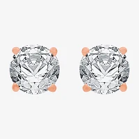 Deluxe Collection 1 CT. T.W. Natural White Diamond 14K Gold 5.2mm Stud Earrings