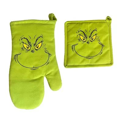 Dr. Seuss The Grinch 2-pc. Pot Holder and Oven Mitt Set