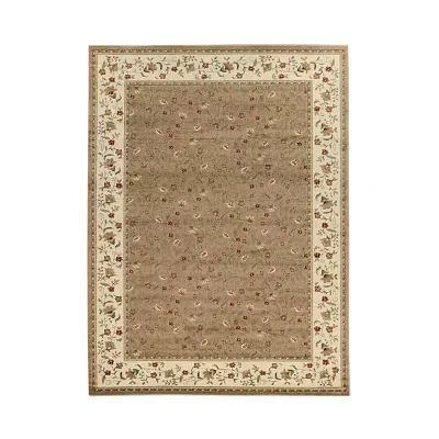 Como Floral Traditional Oriental Indoor Rectangular Area Rug