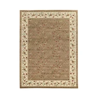 Como Floral Traditional Oriental Indoor Rectangular Area Rug