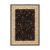 Como Floral Traditional Oriental Indoor Rectangular Area Rug
