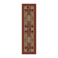 Como Panel Kerman Traditional Oriental Indoor Rectangular Runner
