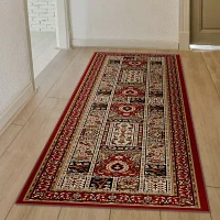 Como Panel Kerman Traditional Oriental Indoor Rectangular Runner
