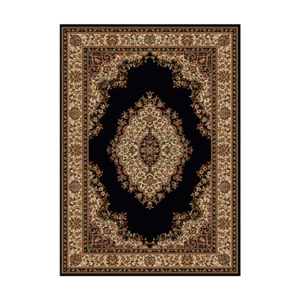 Como Medallion Traditional Oriental 39"X60" Indoor Rectangular Accent Rug