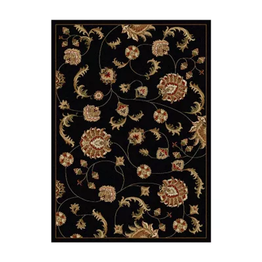 Radici Como Transitional Floral Rectangular Indoor Area Rug