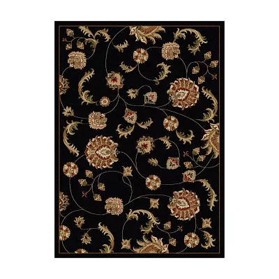 Radici Como Transitional Floral Rectangular Indoor Area Rug