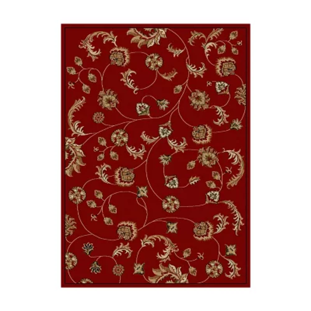 Radici Como Transitional Floral Rectangular Indoor Area Rug