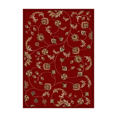 Radici Como Transitional Floral Rectangular Indoor Area Rug