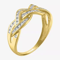 (I1-I2/ G-H) 1/3 CT. T.W. Lab Grown White Diamond 10K Gold Band