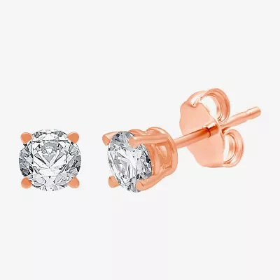 Ever Star 5/8 CT. T.W. Lab-Grown (G / SI1-SI2) Diamond Round Stud Earrings 10K or 14K Gold