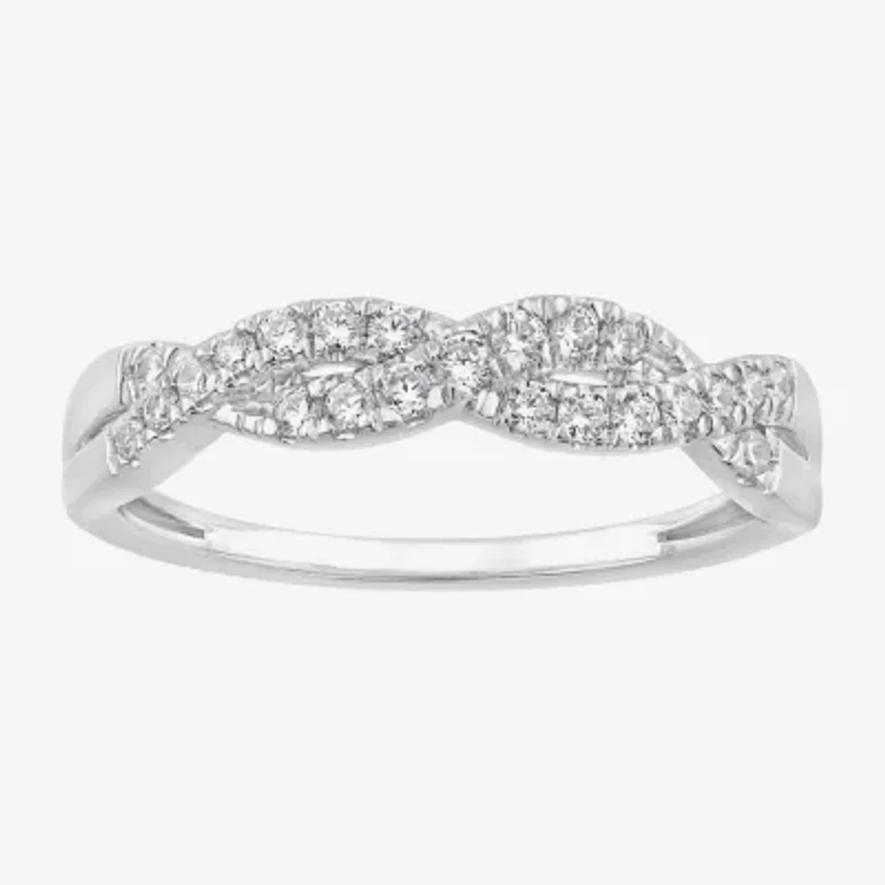 G / Si2) 1/4 CT. T.W. Lab Grown White Diamond 10K Gold Wedding Band