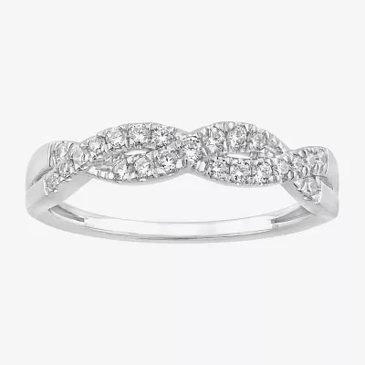 G / Si2) 1/4 CT. T.W. Lab Grown White Diamond 10K Gold Wedding Band