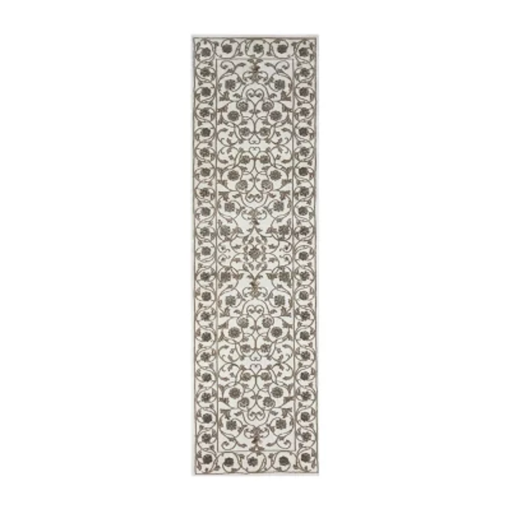 Radici Pisa Arabesque Traditional Oriental 26"X91" Indoor Rectangular Runner